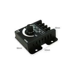 LED juostų valdiklis PWM 12-24Vdc 30A 360-720W