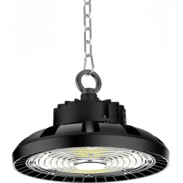 Sandėlio šviestuvas Sapphire 100W, neutraliai balta 230Vac, 15000lm, IP65, IK08, juodas, valdomas 1-10V