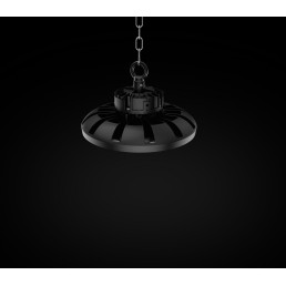 Sandėlio šviestuvas Sapphire 100W, neutraliai balta 230Vac, 15000lm, IP65, IK08, juodas, valdomas 1-10V