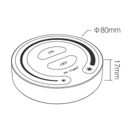 LED nuotolinio valdymo pultelis vienos spalvos LED juostai, jautrus lietimui, Mi Light