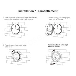 LED nuotolinio valdymo pultelis vienos spalvos LED juostai, jautrus lietimui, Mi Light