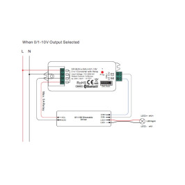 Apšvietimo valdymo signalo keitiklis Bluetooth SR-BUS - DALI/ 0-10V, Sunricher