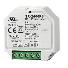 DALI sistemos maitinimo šaltinis MINI, 100-240Vac, 16Vdc, 100mA, Sunricher