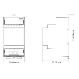 DALI sistemos MASTER valdiklis su USB sąsaja ir maitinimo šaltiniu, 230Vac, Sunricher