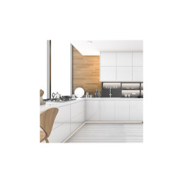 Profilis aliuminis anoduotas LED juostoms, su matiniu dangteliu, lentyninis FLOORLINE, 2m