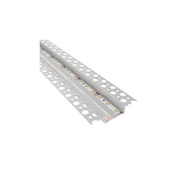 Profilis aliuminis anoduotas LED juostoms, su matiniu dangteliu, priglaistomas, DEOLINE XL 3m