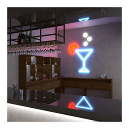 LED juosta NEON FLEX, 5m ritė, 12Vdc, 11W/ m, IP65, 6000K, karpoma 1cm, Design Light