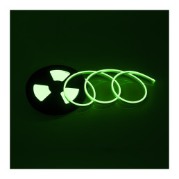 LED juosta NEON FLEX, 5m ritė, 12Vdc, 11W/ m, IP65, žalia, karpoma 1cm, Design Light