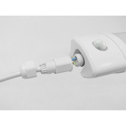 Hermetinis šviestuvas su judesio davikliu PIR, TRI-PROOF, 230Vac, 30W, 3600lm, 65cm, IP65, 4000K