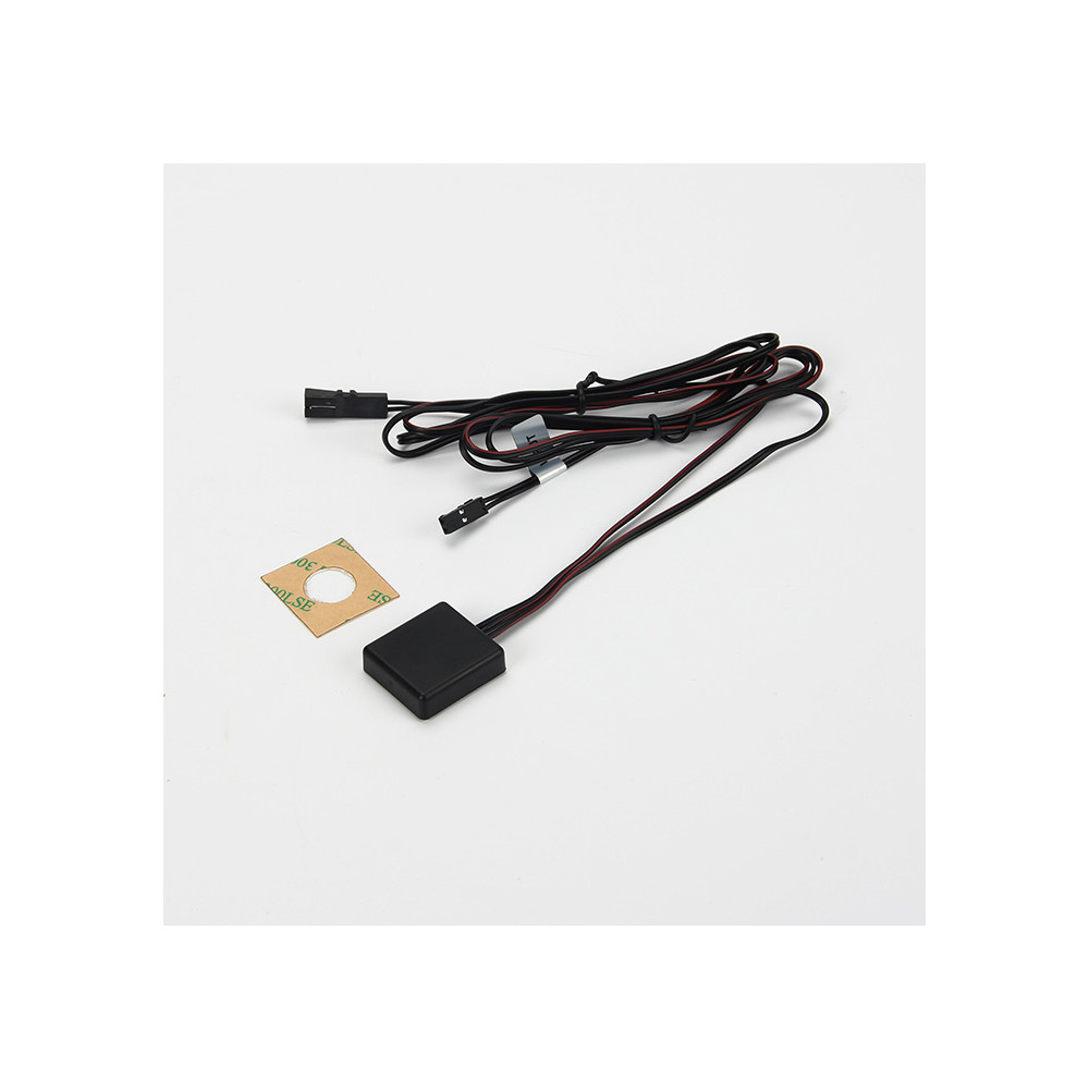 LED jungiklis 12-24Vdc, 4A, jautrus lietimui, veikia per veidrodžio stiklą, balta indikacija 4000K