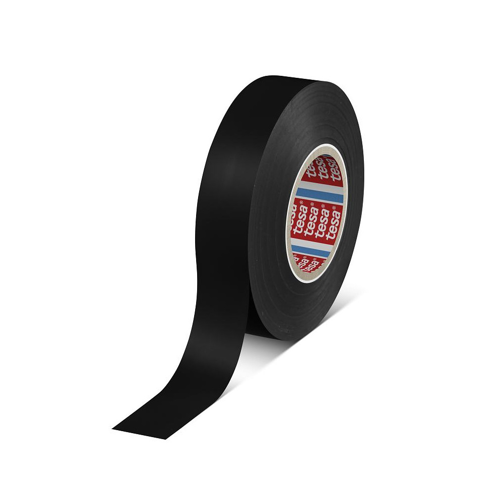 Izoliacinė juosta tesaflex 53988, 19mmx0.15mmx33m, juoda, TESA