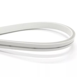 LED juosta NEON FLEX 12Vdc, 9.6W/ m, 144LED/ m, šiltai balta, 4x10mm, 5m ritė, IP68