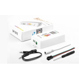 LED skaitmeninės juostos valdiklis 5-24V, Bluetooth, reguojantis į garsą, 960 PIX