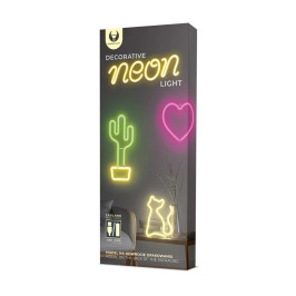 LED NEON dekoracija ŽAIBAS, raudona, 5V USB/ 3xAA