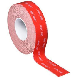 Dvipusės lipnios juostos VHB LSE-110F 12mm x 1.1mm x 4.5m komplektas, balta, 3M