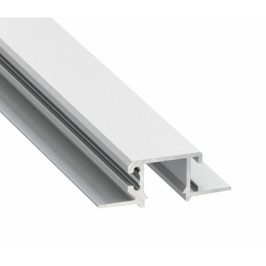 Profilis aliuminis anoduotas LED juostoms įleidžiamas, priglaistomas, siauras MONO, 2.02m LUMINES