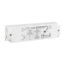 Impulsinis srovės šaltinis LED 15W, 6-42Vdc, 100-700mA, valdomas PUSH-DIM, DALI-2 su NFC nustatymu, PFC, Sunricher