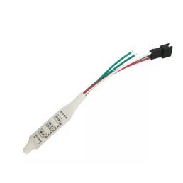 LED skaitmeninių juostų vienos spalvos valdiklis 5-24Vdc, WS2811, su išorinio jungiklio kontaktais