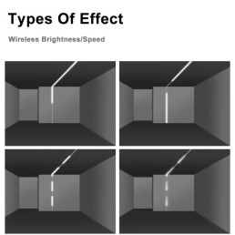 LED skaitmeninių juostų vienos spalvos valdiklis 5-24Vdc, WS2811, su išorinio jungiklio kontaktais