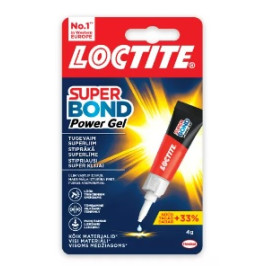 Klijai momentiniai Super Bond Power Gel 4g, Loctite