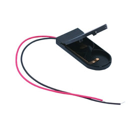 Baterijų laikiklis 2xCR2032 su jungikliu ir 150mm laidais