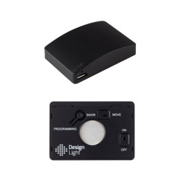 Papildomas įkraunamas bevielis IR jutiklis, juodas, TEO sistemai, Design Light