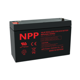 Akumuliatorius 6V 8Ah T2(F2) Pb AGM NPP