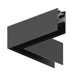 Magnetinio bėgelio kampinė jungtis, paviršinė, L formos