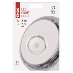 LED naktinė lemputė P3306, 230V AC, su optiniu jutikliu, EMOS