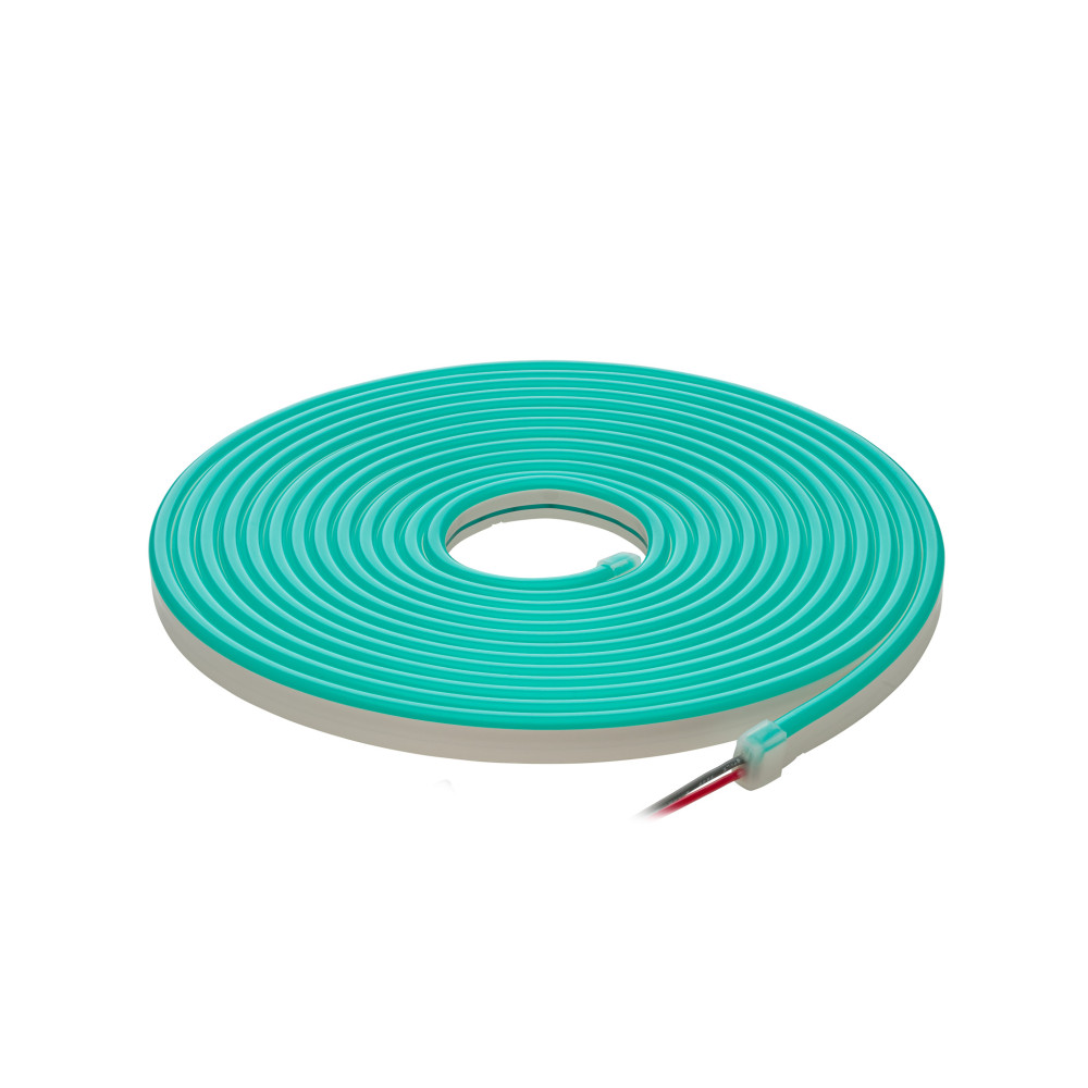 LED juosta NEON FLEX 12Vdc, 7.2W/ m, karpoma 1cm, Žalia, 6x12mm, 5m ritė, IP67