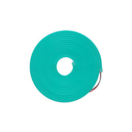 LED juosta NEON FLEX 12Vdc, 7.2W/ m, karpoma 1cm, Žalia, 6x12mm, 5m ritė, IP67