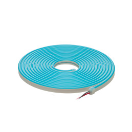 LED juosta NEON FLEX 12Vdc, 7.2W/ m, karpoma 1cm, Ledo mėlyna, 6x12mm, 5m ritė, IP67