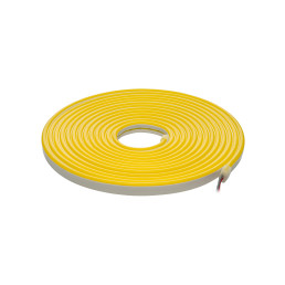 LED juosta NEON FLEX 12Vdc, 7.2W/ m, karpoma 1cm, Citrinos geltona, 6x12mm, 5m ritė, IP67
