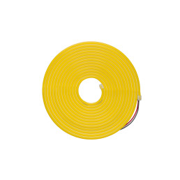 LED juosta NEON FLEX 12Vdc, 7.2W/ m, karpoma 1cm, Citrinos geltona, 6x12mm, 5m ritė, IP67