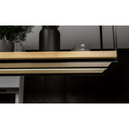 Profilis aliuminis anoduotas LED juostoms platus, DUAL, 2m, LUMINES