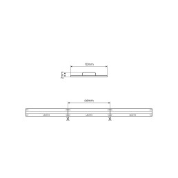 LED juosta 24Vdc, 14W/ m, COB 528LED/ m, 1400lm, neutraliai balta 4000K, IP66, 180°, LED LINE