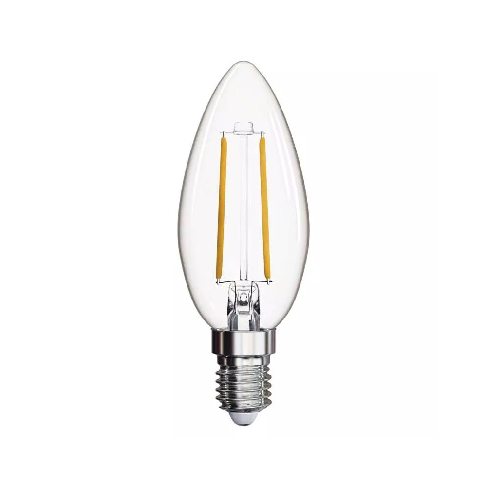 LED lemputė E14 230V 1.8W 250lm, FILAMENT, šiltai balta, 2700K, EMOS