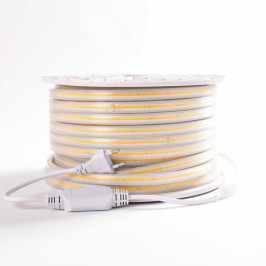 LED juosta 220V AC, 20m ritė, 10W/ m, COB 432LED/ m, neutraliai balta 4000K, LEMLUX