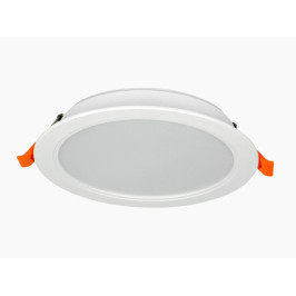 Įmontuojamas LED šviestuvas, 230Vac, 12W, 1250lm, neutraliai balta 4000K, apvalus, MOLLY, LED line LITE