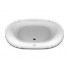 NEWCAST emaliuota ketaus vonia 170 × 85 cm balta/balta antislip talpa 222 l