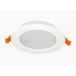 Įmontuojamas LED šviestuvas, 230Vac, 9W, 830lm, šiltai balta 3000K, apvalus, MOLLY, LED line LITE