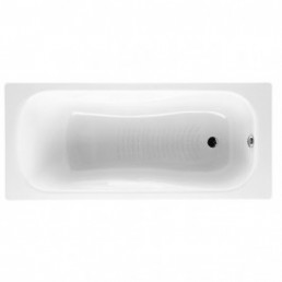 Emaliuota ketaus vonia Malibu 170 × 70 cm antislip balta
