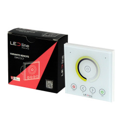 LED valdiklio pultas, montuojamas sienoje, su ratuku, DIM/ CCT, RF 2,4GHz, TUYA, VARIANTE, LED line PRIME