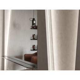 Profilis aliuminis anoduotas LED juostoms įleidžiamas, priglaistomas, GAUDI, 2m