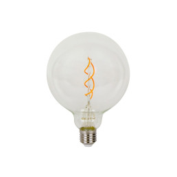 LED lemputė E27 G125 230V 4W 230lm, gintarinė balta 1800K, RETRO VINTAGE, pritemdoma, LED line PRIME