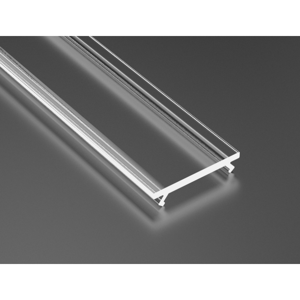 Dangtelis PMMA skaidrus profiliams LUMINES A B C D Y MONO, V2, 1m