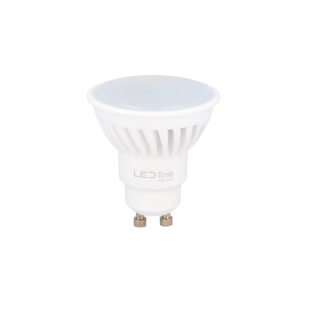 Lemputė LED GU10 230V 7W 1000lm, 142lm/ W, 120° šiltai balta 2700K, keramikinė
