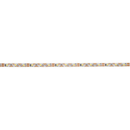 LED juostos ritė 5m, 12V 8.5W/ m 72LED/ m 900lm/ m nehermetiška šaltai balta 6500K, S formos, LEMLUX