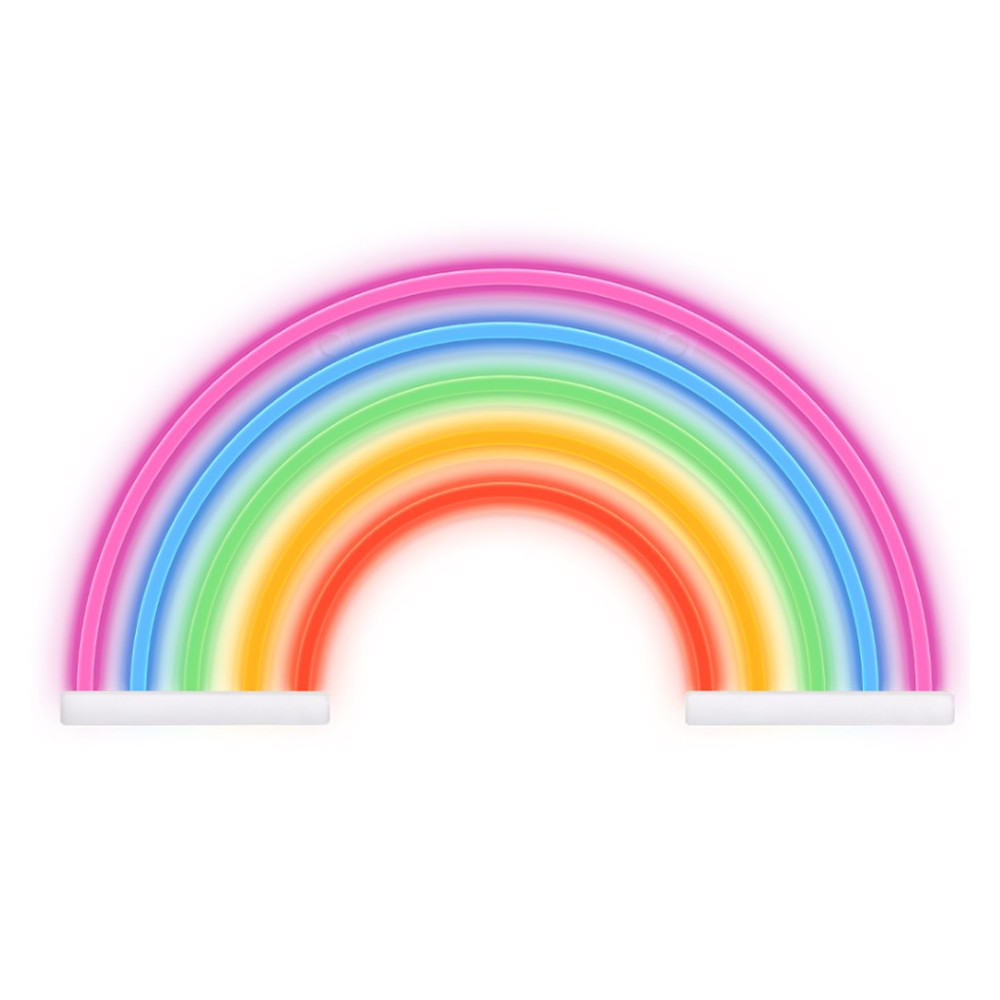 LED NEON dekoracija VAIVORYKŠTĖ, spalvota, 5V USB/ 3xAA