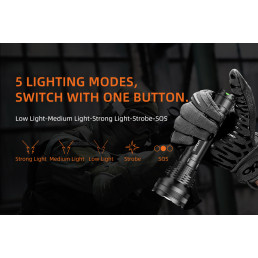 Žibintuvėlis L3, 2700lm, fokusuojamas, su įkraunamom baterijom 2x 26650 ir krovikliu, 